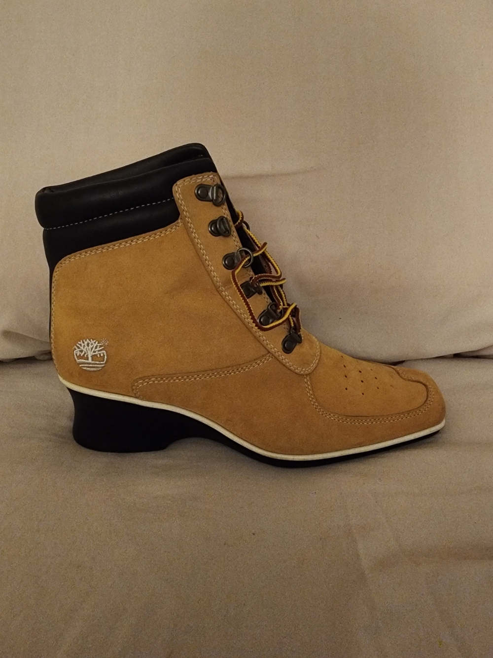 Timberland Women’s Wheat Suede Lace-Up Ankle Boot